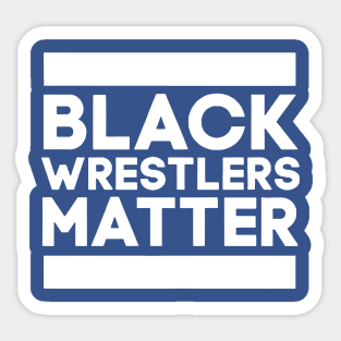 Black Wrestlers Matter Sticker